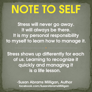Truth About Stress - Susan Abrams Milligan, Spiritual Coach and Author