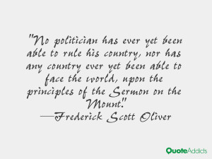 Quotes by Frederick Scott Oliver