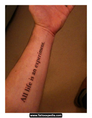 Inspirational Wrist Tattoo Quotes