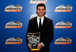 He is one of the favorites to win the Rookie of the Year in NASCAR.