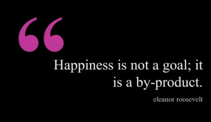 This #quote about happiness is by Eleanor Roosevelt.