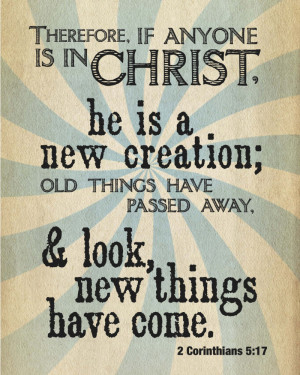 Corinthians 5 17 Printable