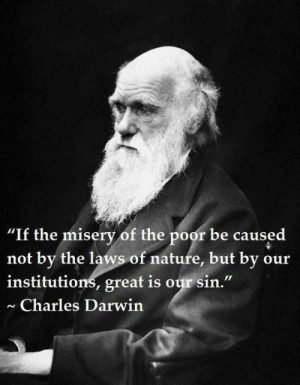If the misery of the poor, be caused not by the laws, of nature, but ...