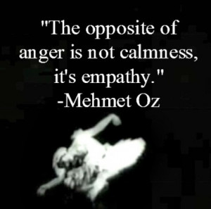 The Opposite Of Anger Is Not Calmness It’s Empathy - Anger Quote