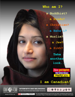 poster that was distributed by the canadian race relations ...
