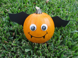 Cute Little Pumpkin Bat