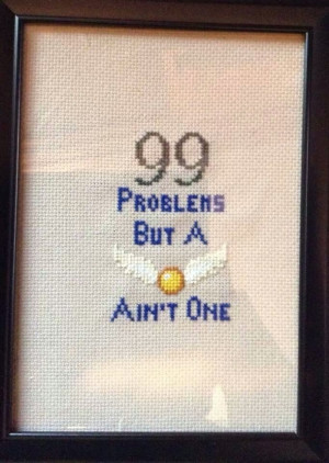 Sister-in-law made another cross-stitch Harry Potter fans will enjoy ...