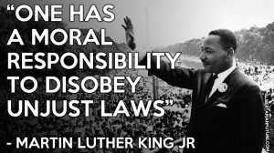 one has a moral responsibility to disobey unjust laws martin luther ...