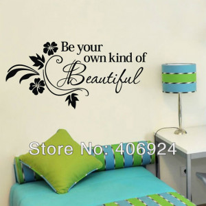 Beautiful Wall Quote Decals Stickers Decor Kids Room Vinyl Art Wall ...