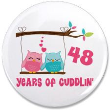 48th Anniversary Owl Couple 3.5