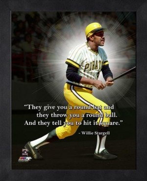 Pittsburgh Pirates Willie Stargell Framed Pro Quote