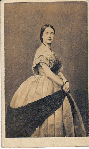 Actress Agnes Robertson, Mrs. Dion Boucicault, by Charles D. Fredricks ...