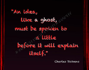 Charles Dickens Goth Quote Art 5x7 Framed Inspirational Print Famous ...