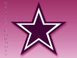 pink Dallas Cowboys Star Image