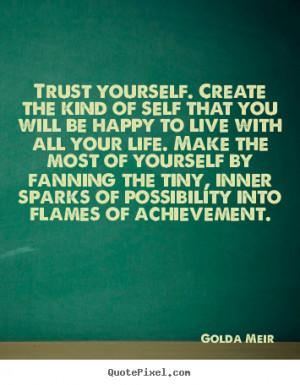 ... achievement golda meir more life quotes love quotes success quotes
