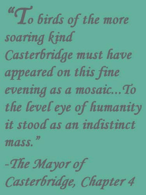 Mayor of Casterbridge Quote