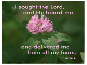 Sought the Lord and he Heard me – Blessings Quote