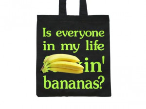 Tony Soprano bag quote shopping banana tote by invisiblecrown, €10 ...