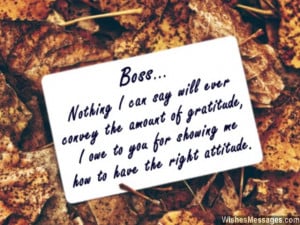 boss there are many ways in which you can say thank you to your boss