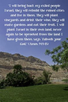 never again to be uprooted from the land i have given them says yahweh ...