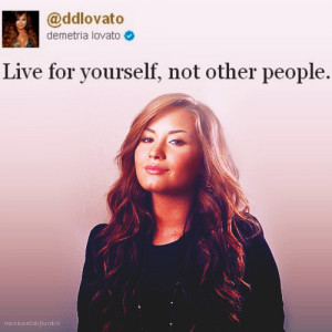 demi lovato #inspiration #yourself #people #stay true to yourself # ...