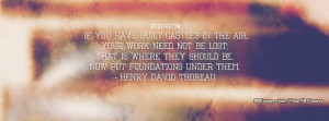 Henry David Thoreau Facebook Covers