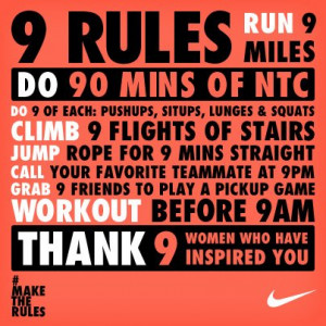 Quotes On Hard Work Nike I'm a couple of days late