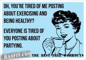 funny fitness e card exercise quotes