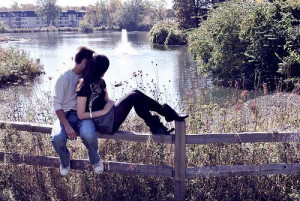 Riding the fence on a relationship ...