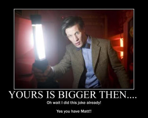 Doctor Who motivational poster