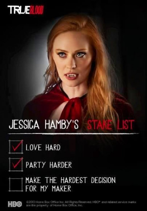 Jessica Hamby's Stake List | True Blood