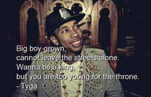 Rapper Quotes And Sayings Rapper tyga quotes sayings i