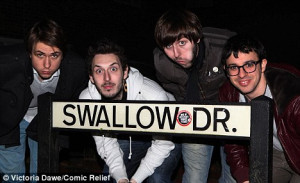 ... and Simon Bird stops off at Swallow Drive in Bristol on Tuesday night
