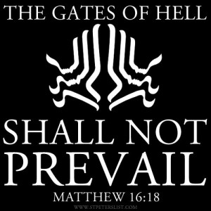 The Gates of Hell Shall Not Prevail - HHS logo