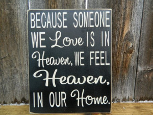 Inspirational Quote Heaven board by BuzzingBeesCrafts on Etsy, $14.00
