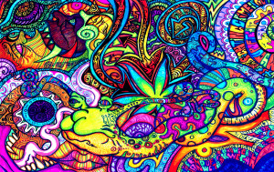 art color marijuana psychedelic urban wallpaper background