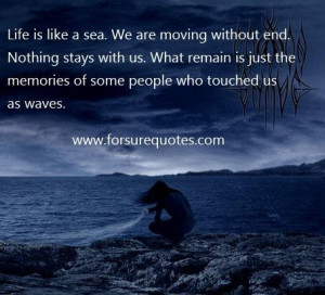 Quotes about people who touched us as waves