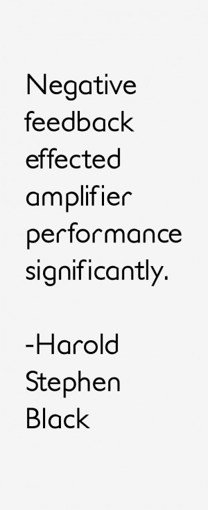 Harold Stephen Black Quotes & Sayings