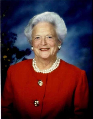 ... bush the wife of the 41st president of the united states george h