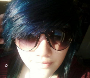 Dark Blue Hair