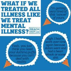 One of the best graphics I've come across re: mental health and stigma ...