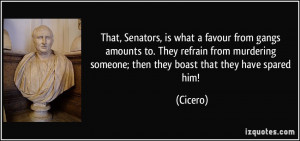 Murdering Someone Then They Boast That Have Spared Him Cicero