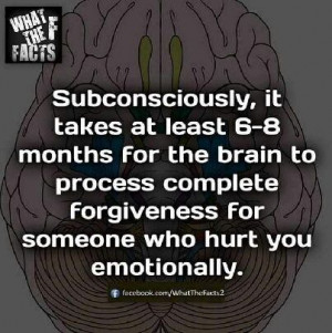 So don't hurt others. Because you never know how long the pain will ...
