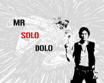 Mr Solo Dolo -- Star Wars Limited Series art on a high quality poster