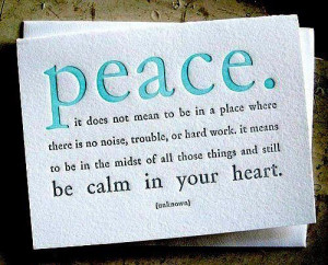 Peace to you, in the midst of it all.