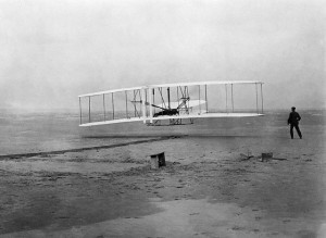 First flight at Kitty Hawk, North Carolina on December 17, 1903