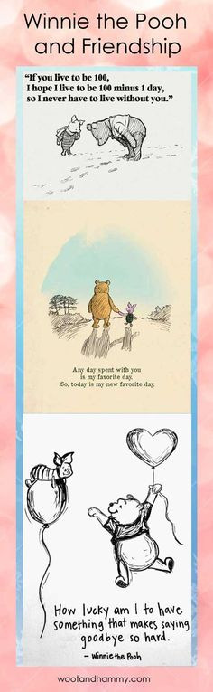 Winnie the Pooh and Friendship Quotes: 