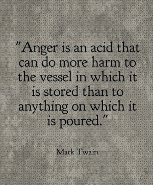 Letting Go Of Anger