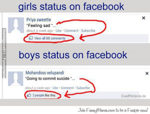 girls vs boys Facebook Logic