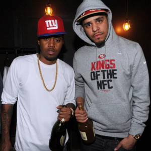 Cole ran into Nas during the star-studded bash in New Orleans ...